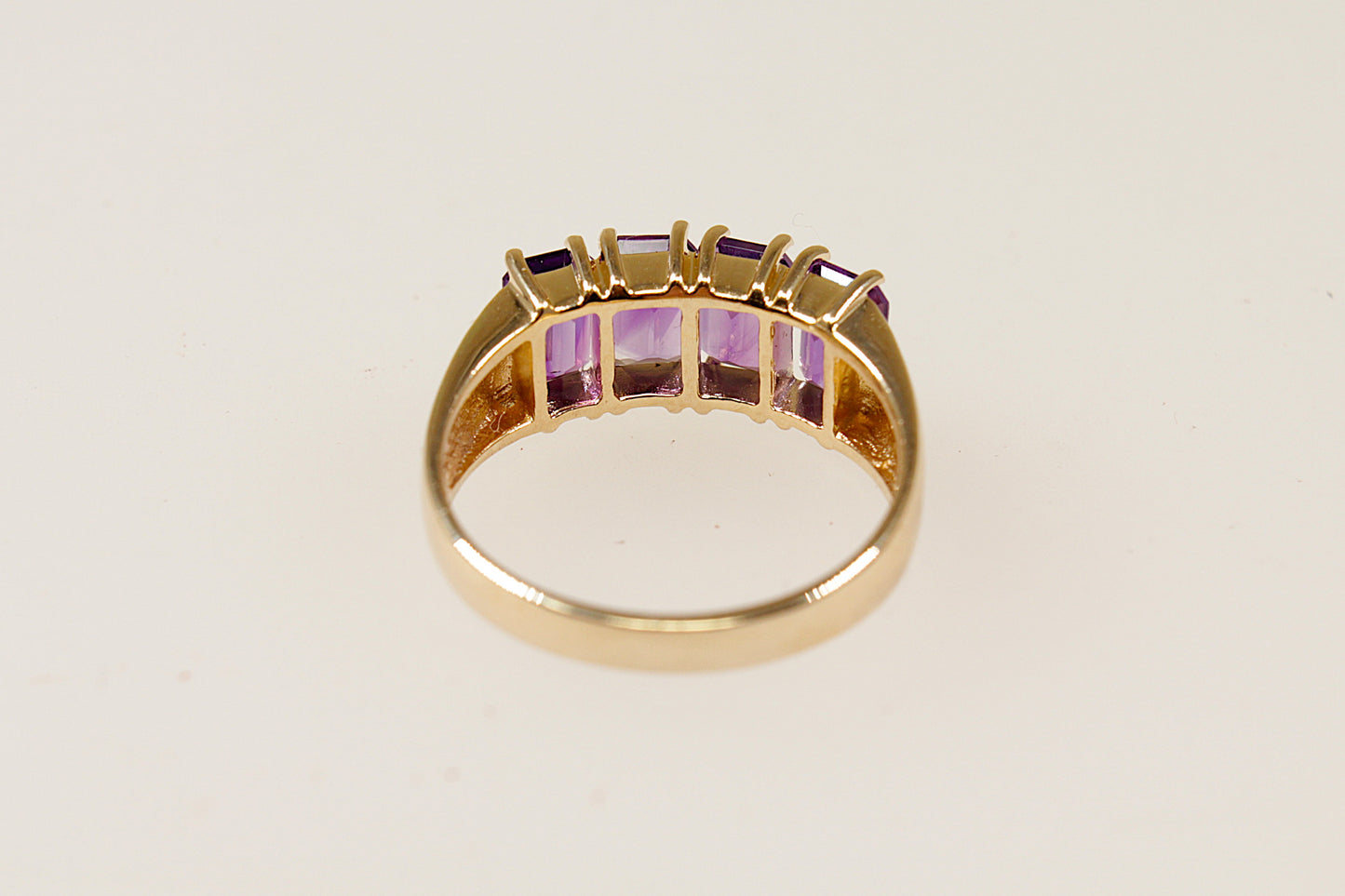 Vintage 14ct Amethyst Gold Ring