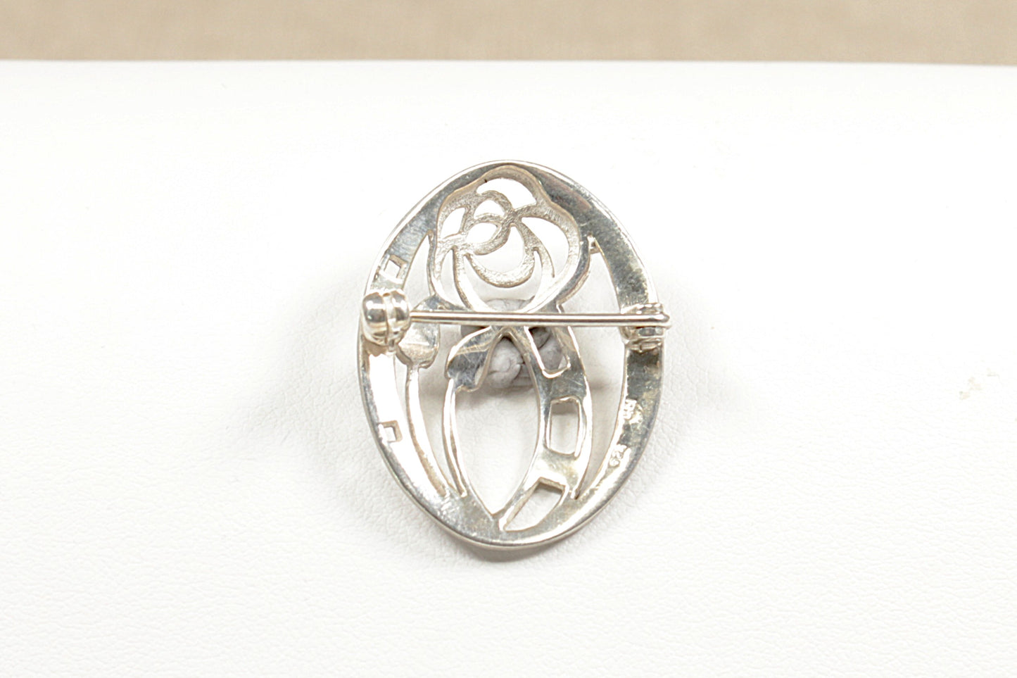 Silver Art Nouveau style Brooch by Kit Heath
