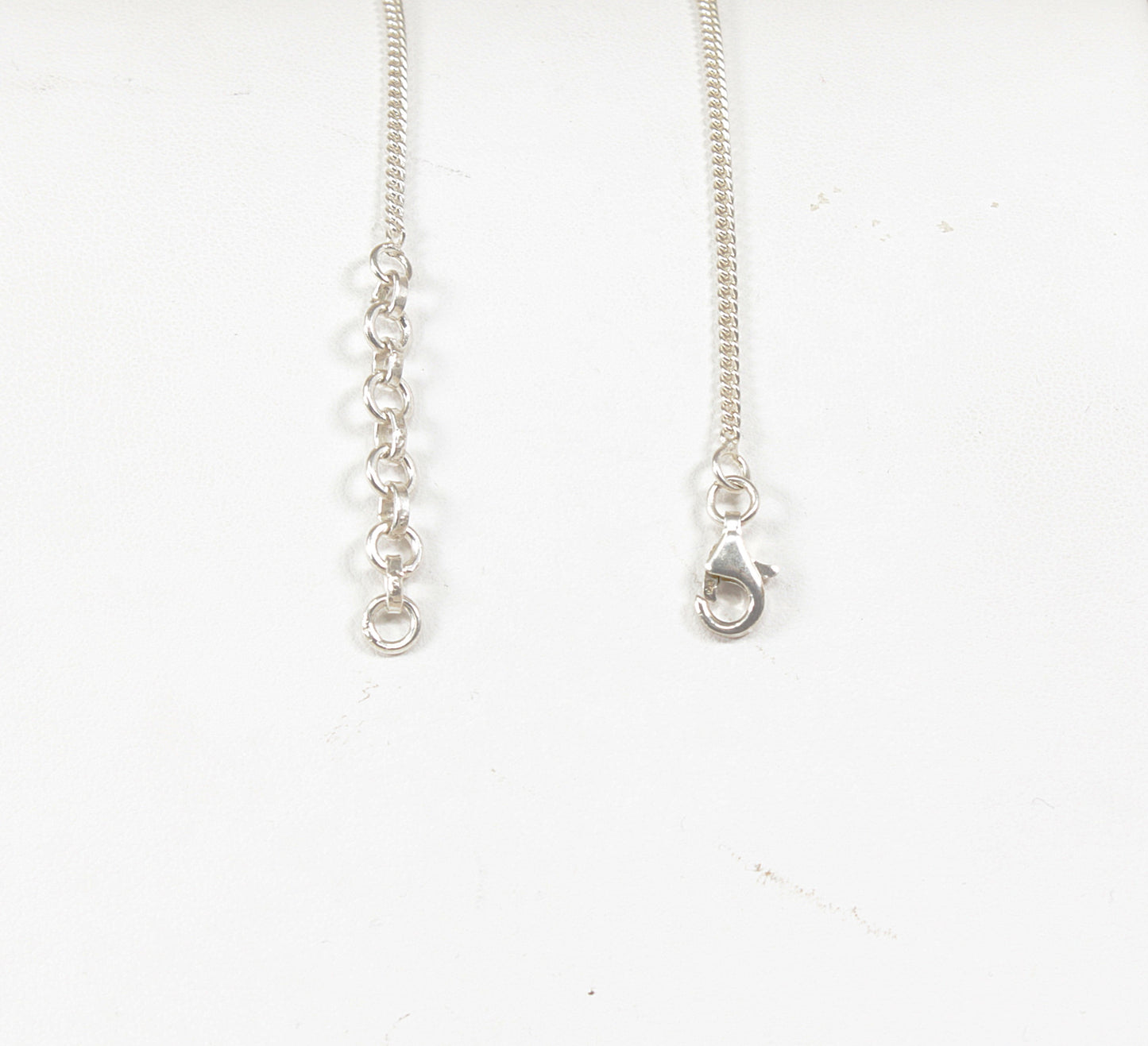 A Silver & Garnet Statement Necklace