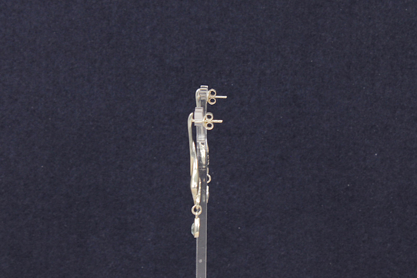 Elegant Sterling Silver & Topaz Drop Earrings by Kit Heath