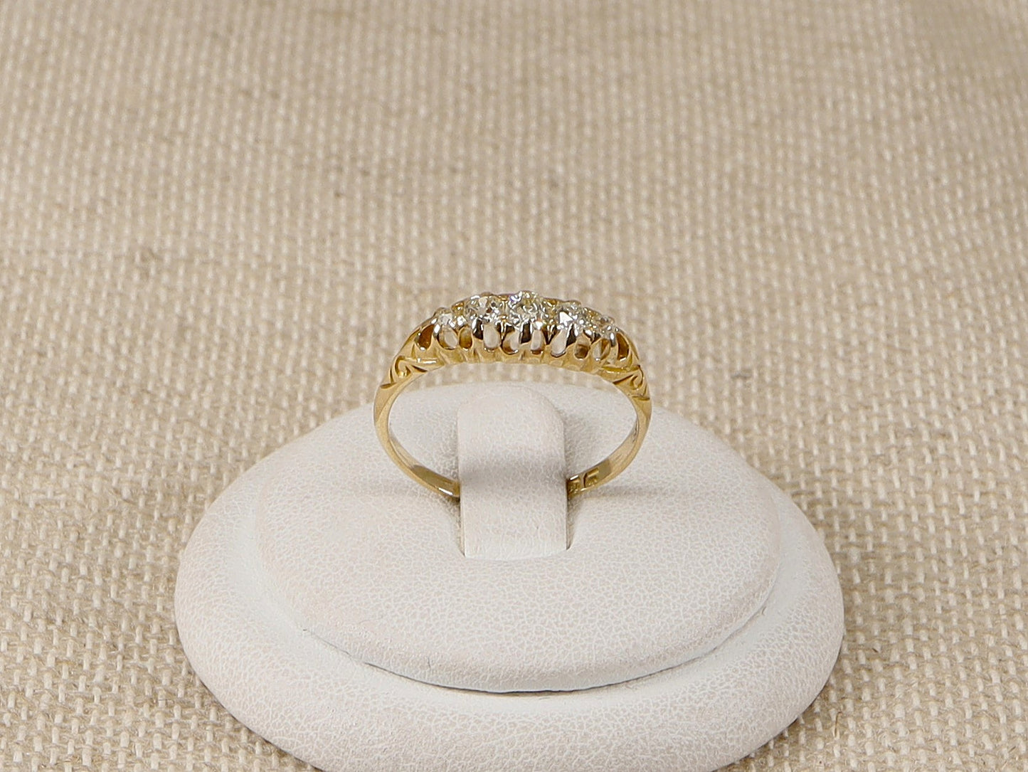 Antique 18ct 5 Stone Diamond Ring