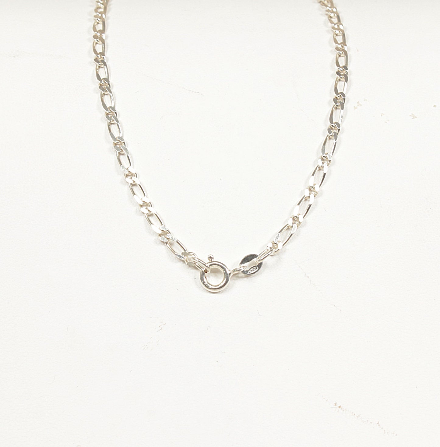 Silver Figaro Link Neckchain