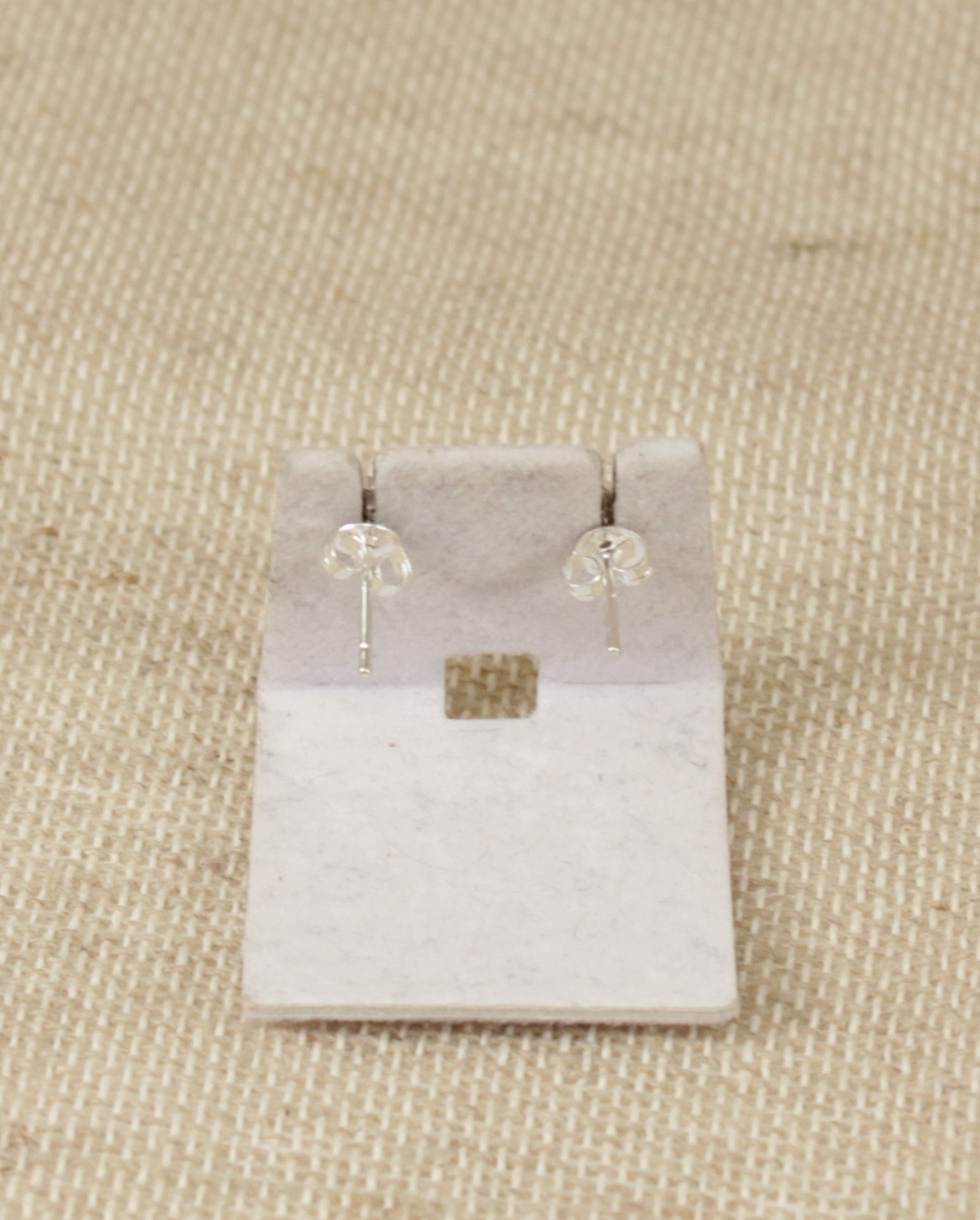 Silver Stud Star Earrings