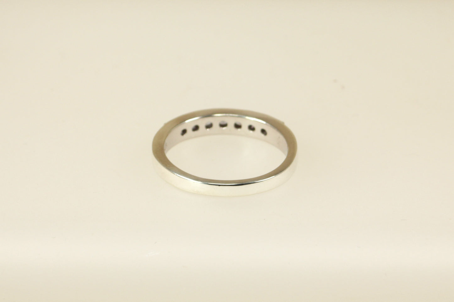Sterling Silver Half Eternity Blue Iolite Ring