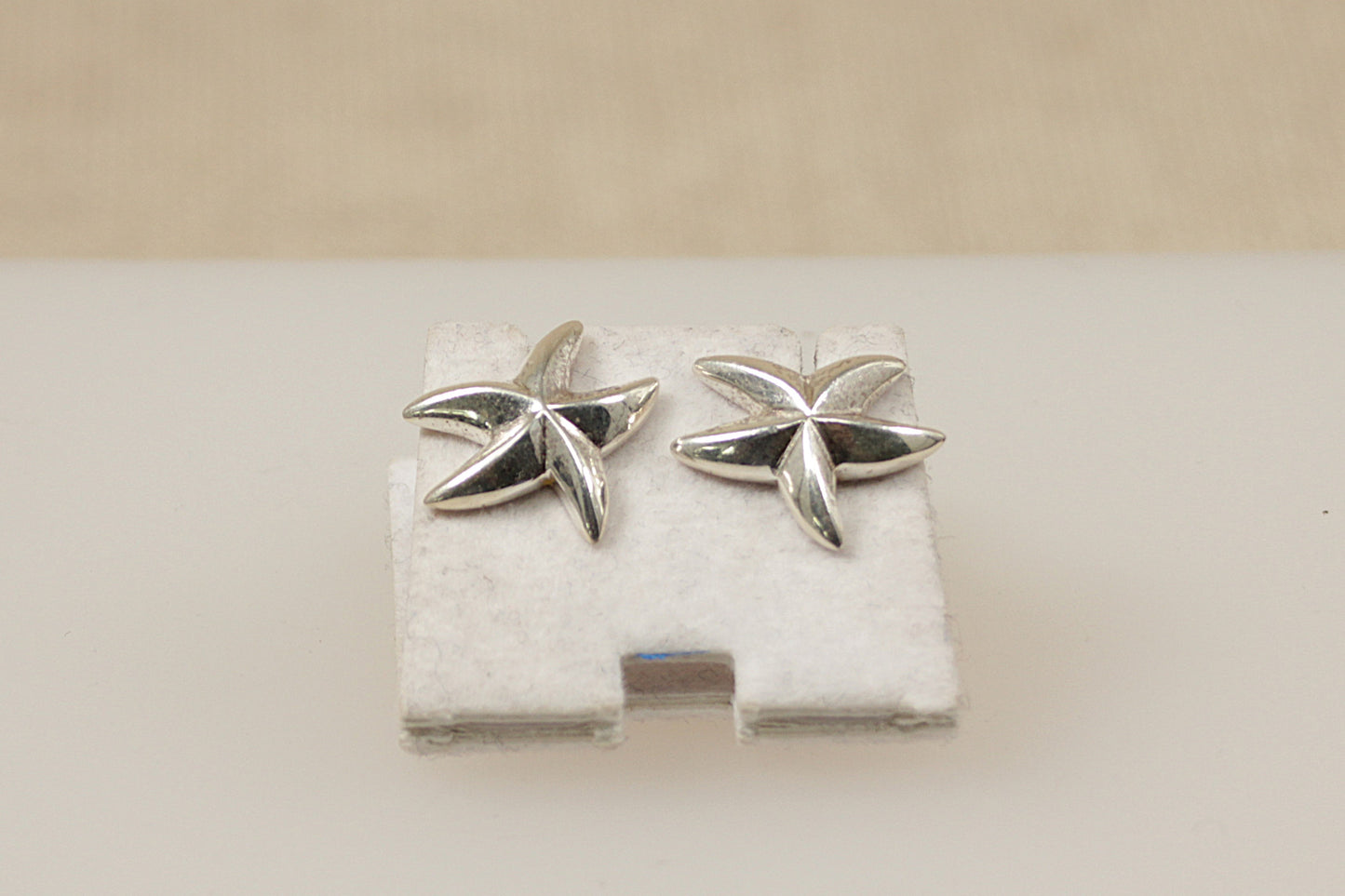 Sterling Silver Starfish Stud Earrings