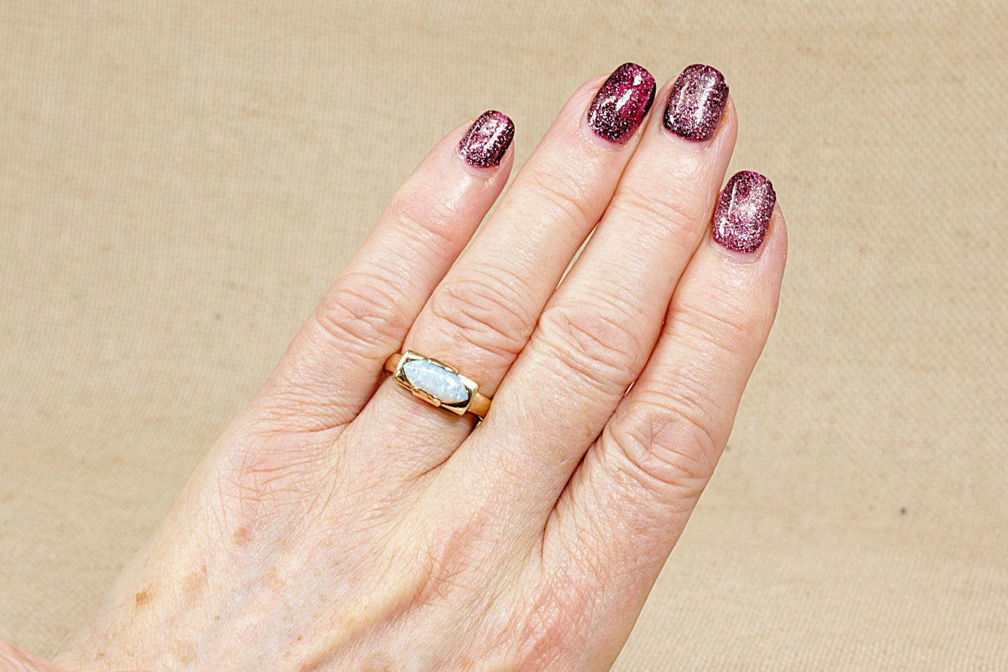 9ct Gold Opal Ring