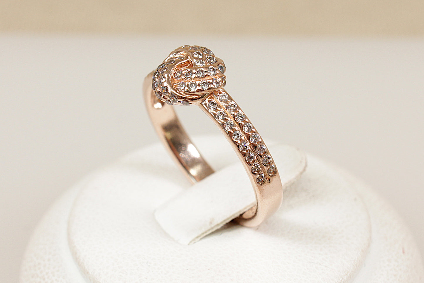 A Pretty Silver Gilt Pandora Ring