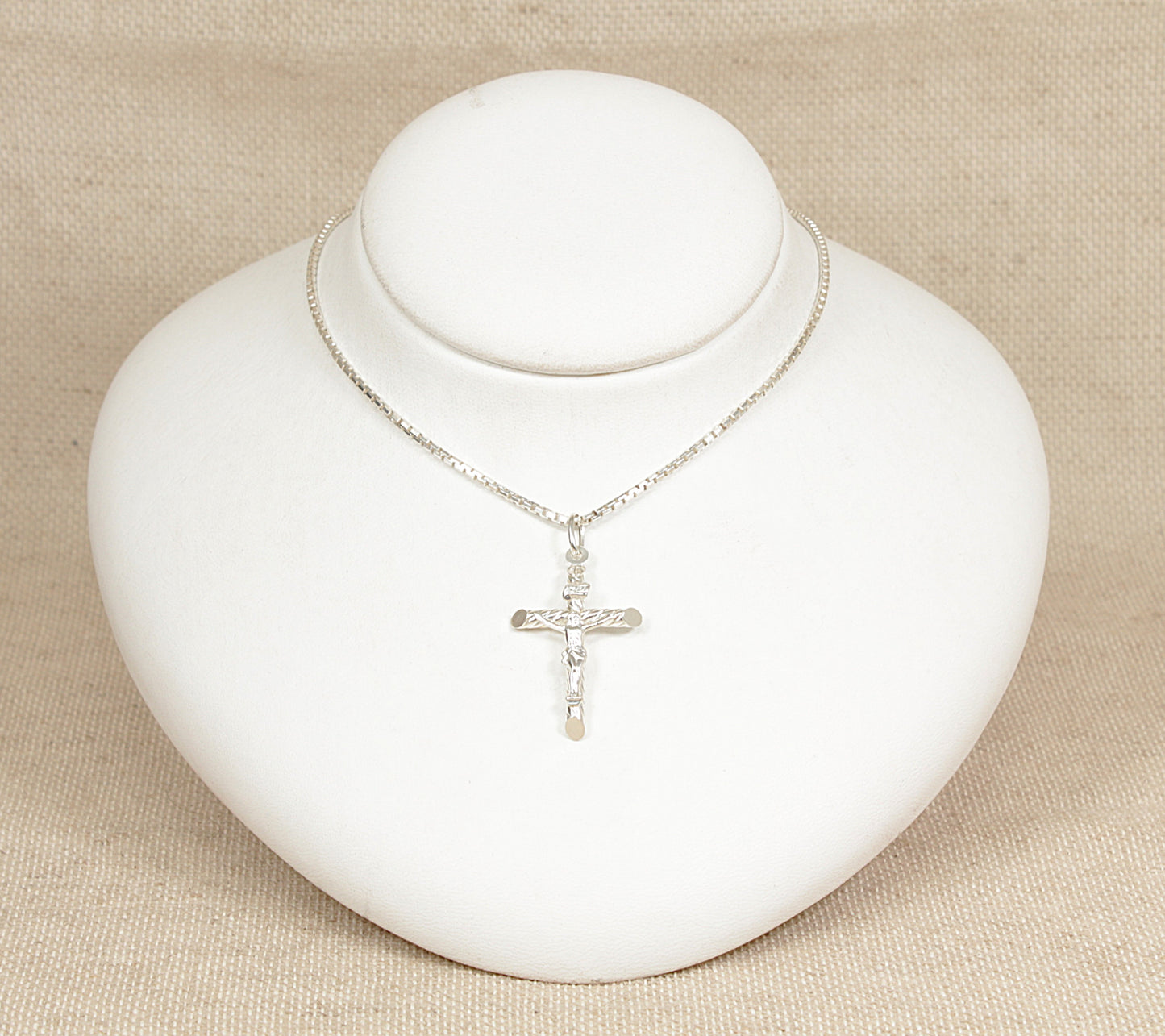 Sterling Silver Cross Pendant Necklace