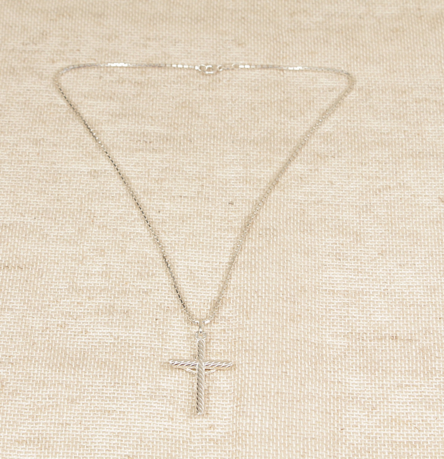 Sterling Silver Cross Pendant Necklace