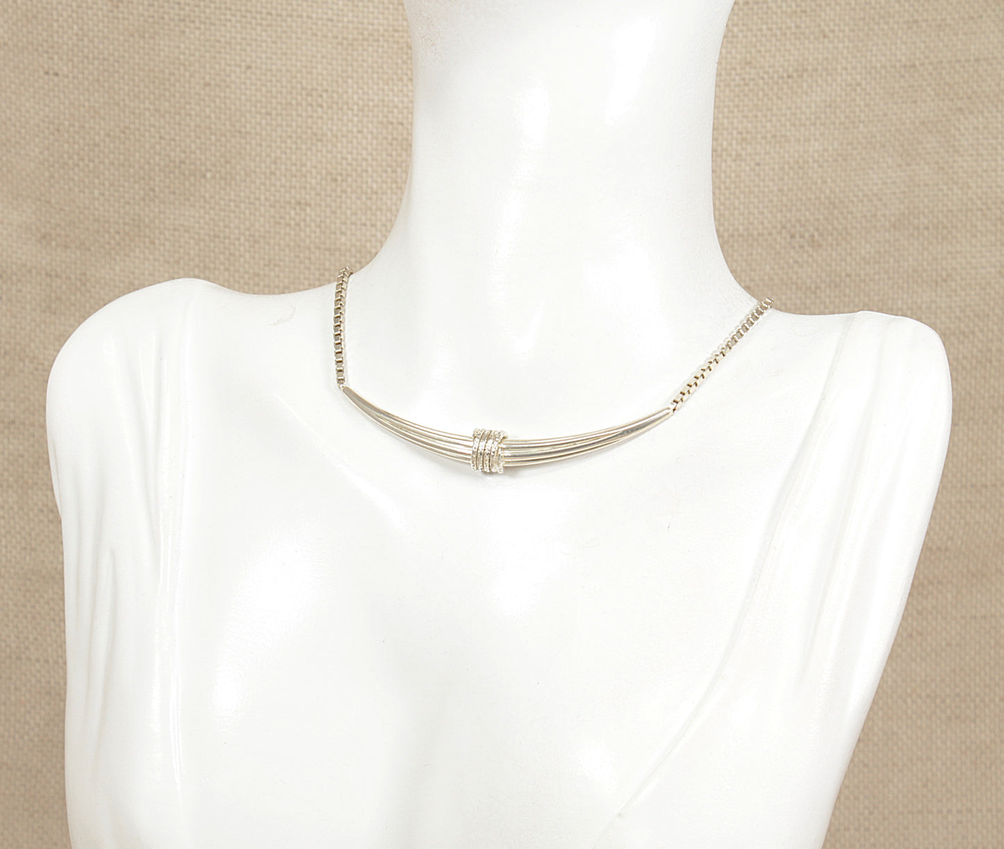 Vintage Silver Designer Necklace