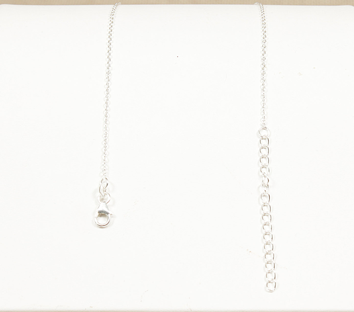 Silver Faceted Ruby Pendant Necklace