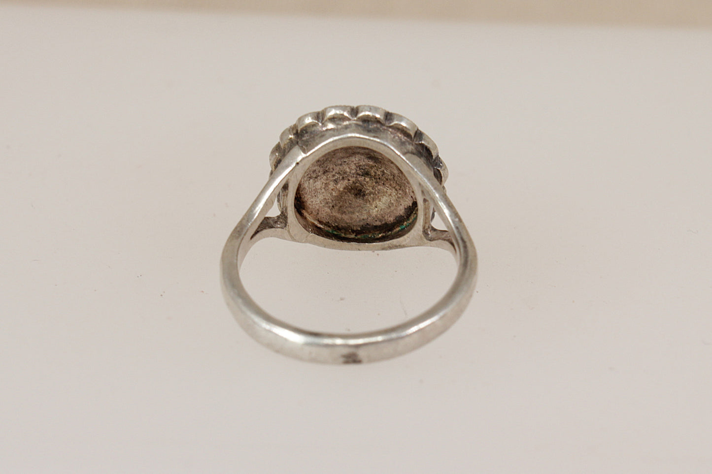 Stylish Art Deco Silver & Marcasite Statement Ring