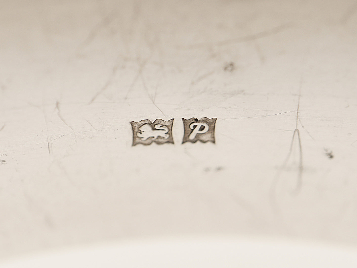 Vintage Silver Hinged Cuff Bangle Bracelet - 7"