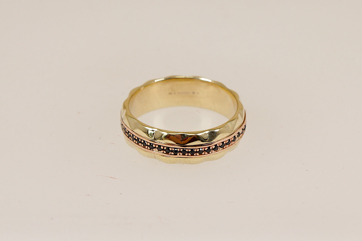 Stunning 9ct Welsh Gold, Sapphire Wedding Band by Clogau