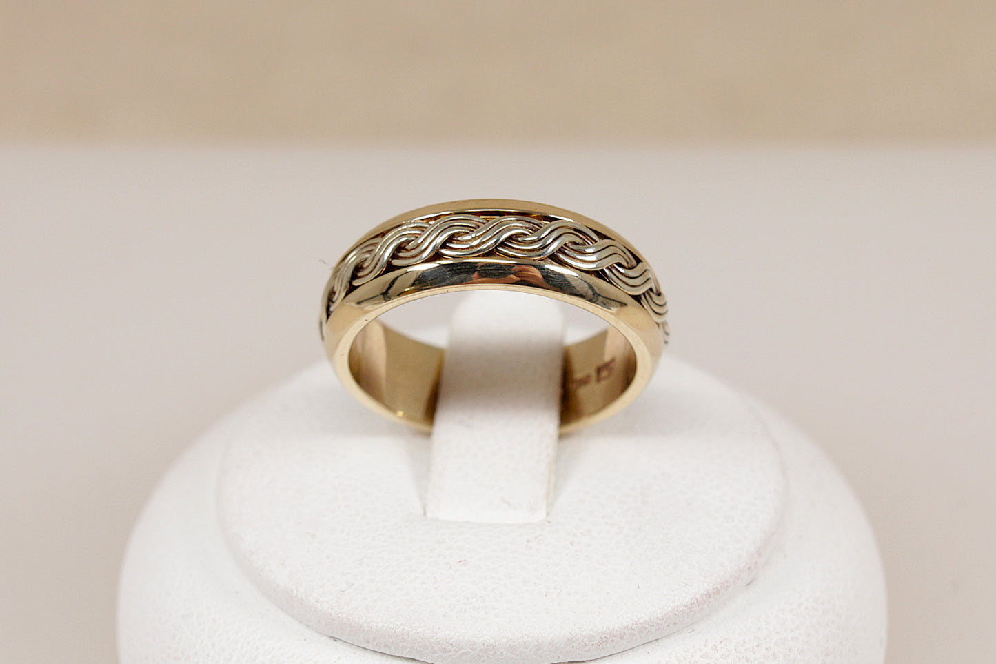 9ct Welsh Gold ‘Woven Lives’ Wedding Band
