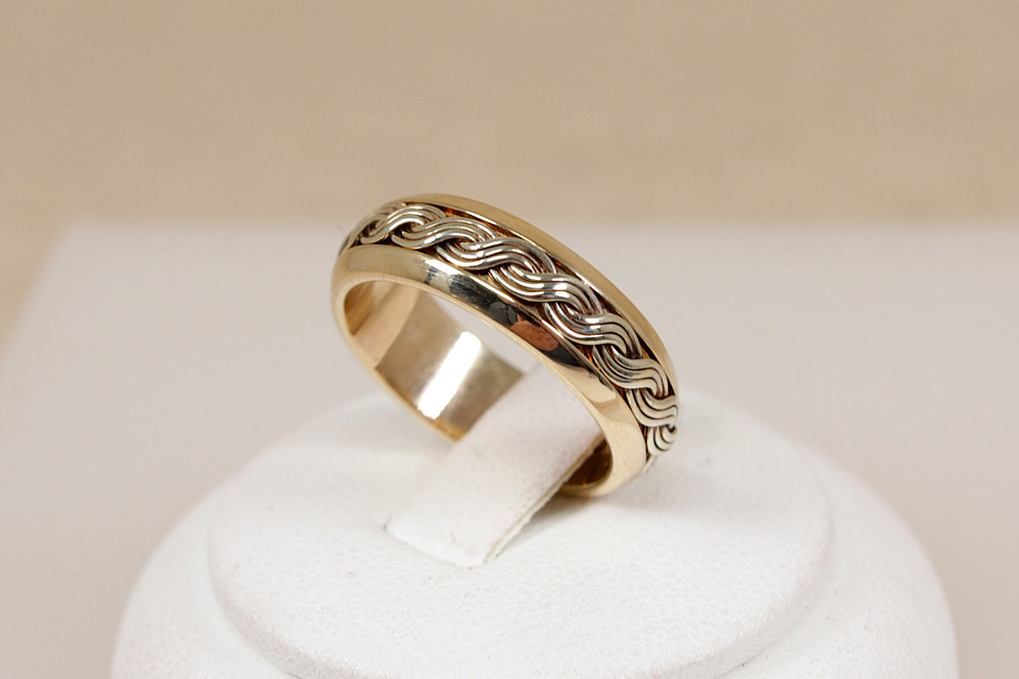 9ct Welsh Gold ‘Woven Lives’ Wedding Band