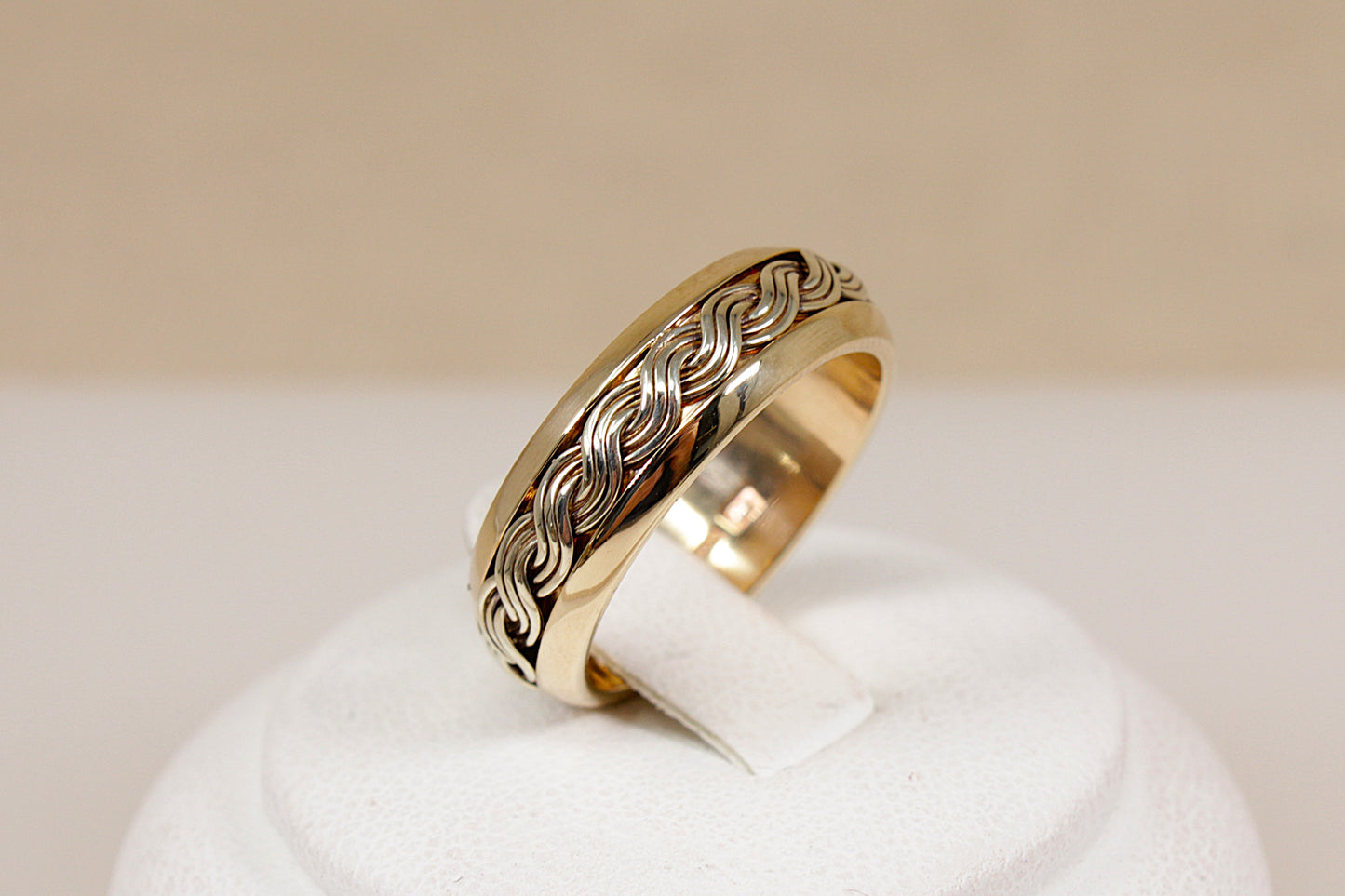 9ct Welsh Gold ‘Woven Lives’ Wedding Band