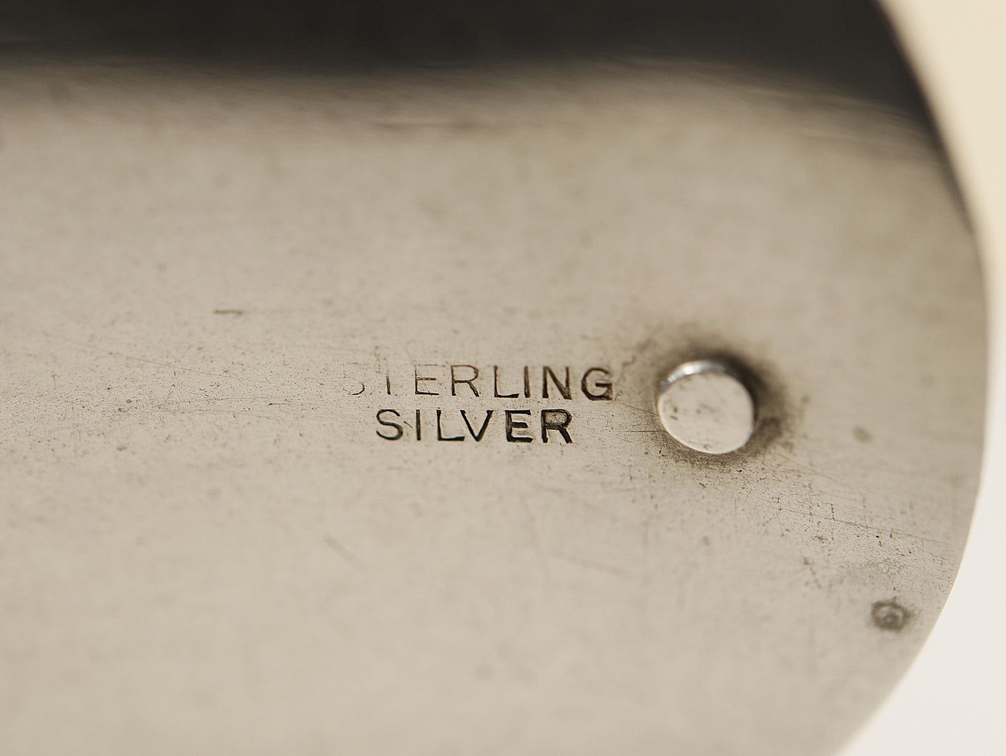 Vintage Sterling Silver Buckle Cuff Bangle Bracelet – Circa 1920s