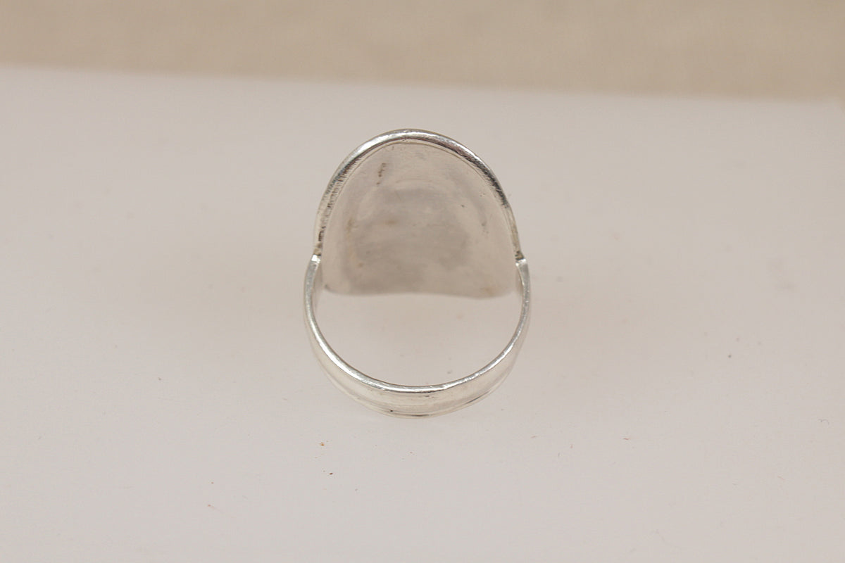 Sterling Silver Labradorite ‘Suarti’ Style Statement Ring